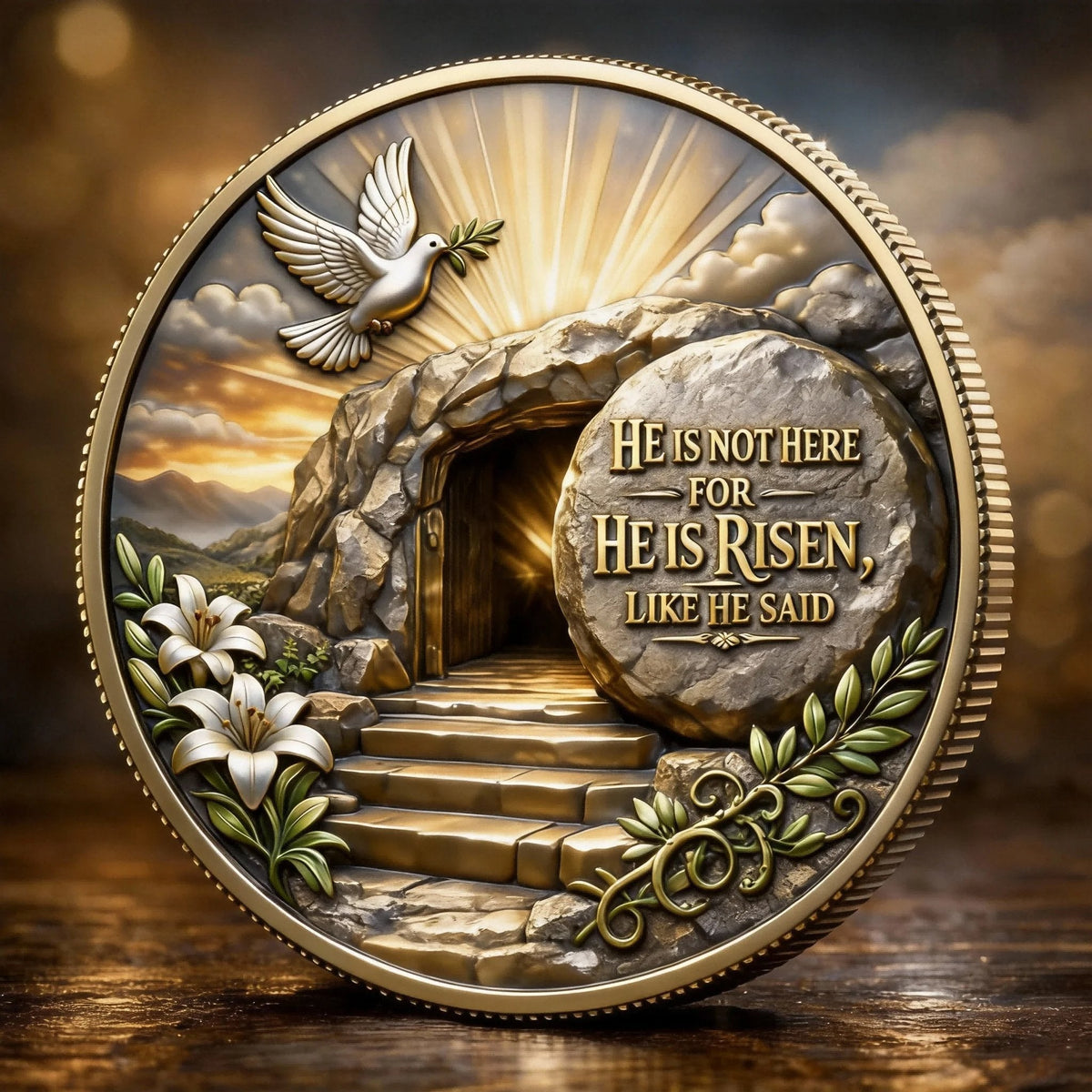 Last Day 50% OFF - “No Greater Love” Resurrection Commemorative Coin
