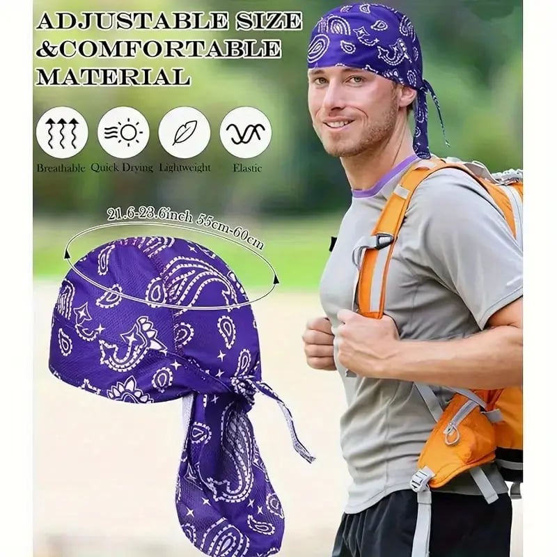 Elastic Cycling Sports Cap