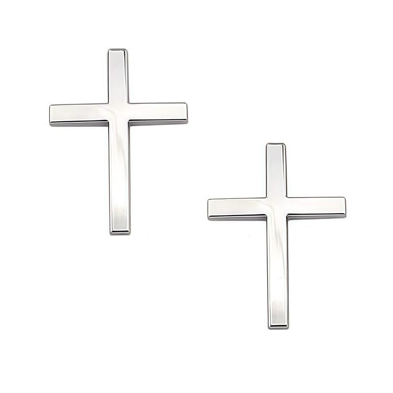 3D Christian Cross Sticker