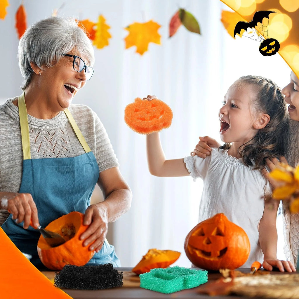 6 Pcs Halloween Cleaning Sponges
