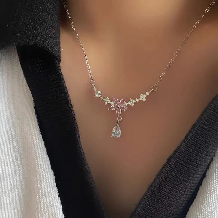 Bridgerton Inspired Floral Necklace
