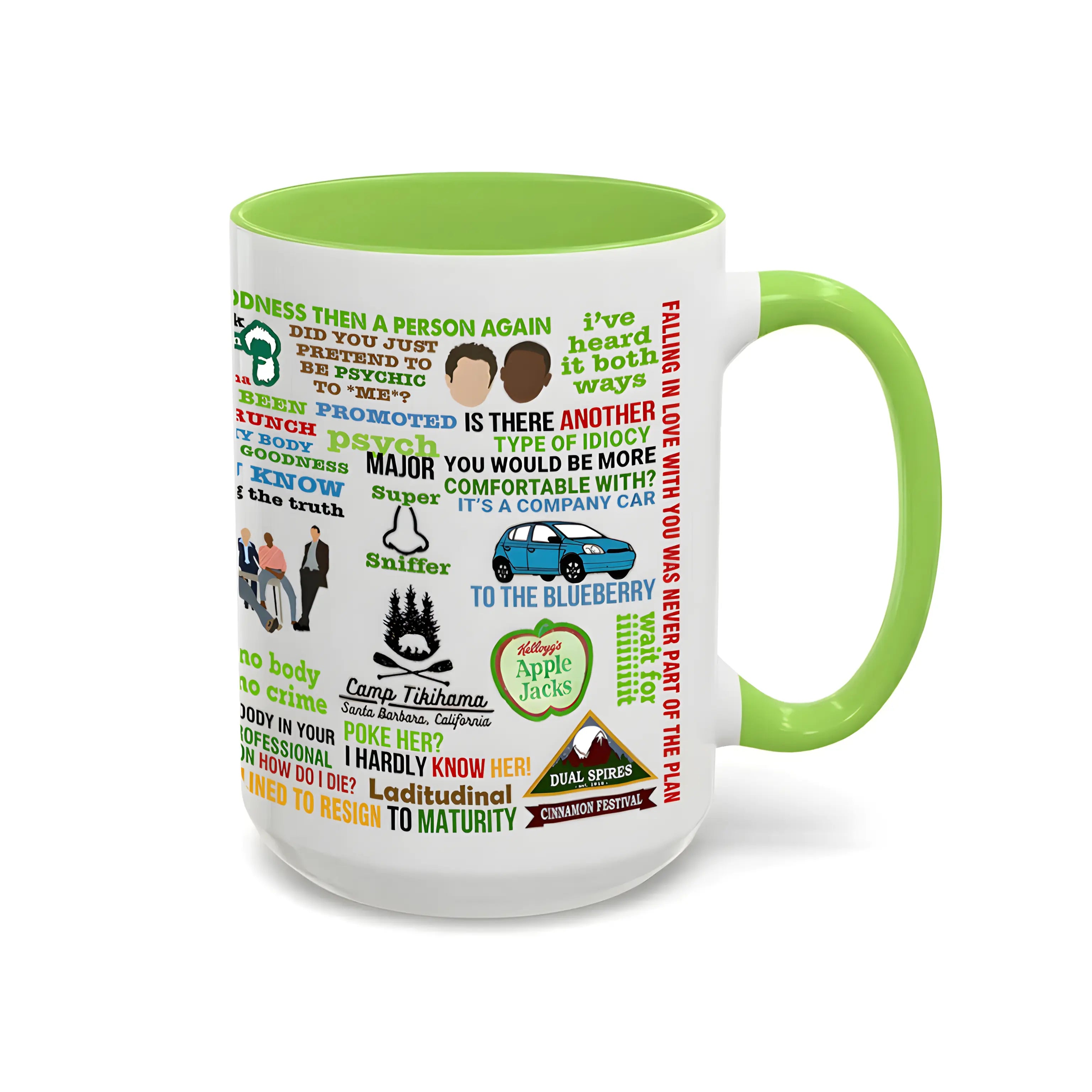 Funny Detective-Themed Quote Coffee Mug – Retro Comedy Inspired Ceramic Mug, Sarcastic Humor Gift