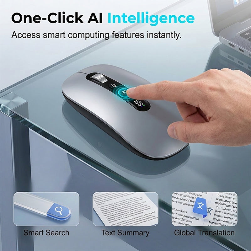 AI Smart Tri-Mode Voice Typing Mouse
