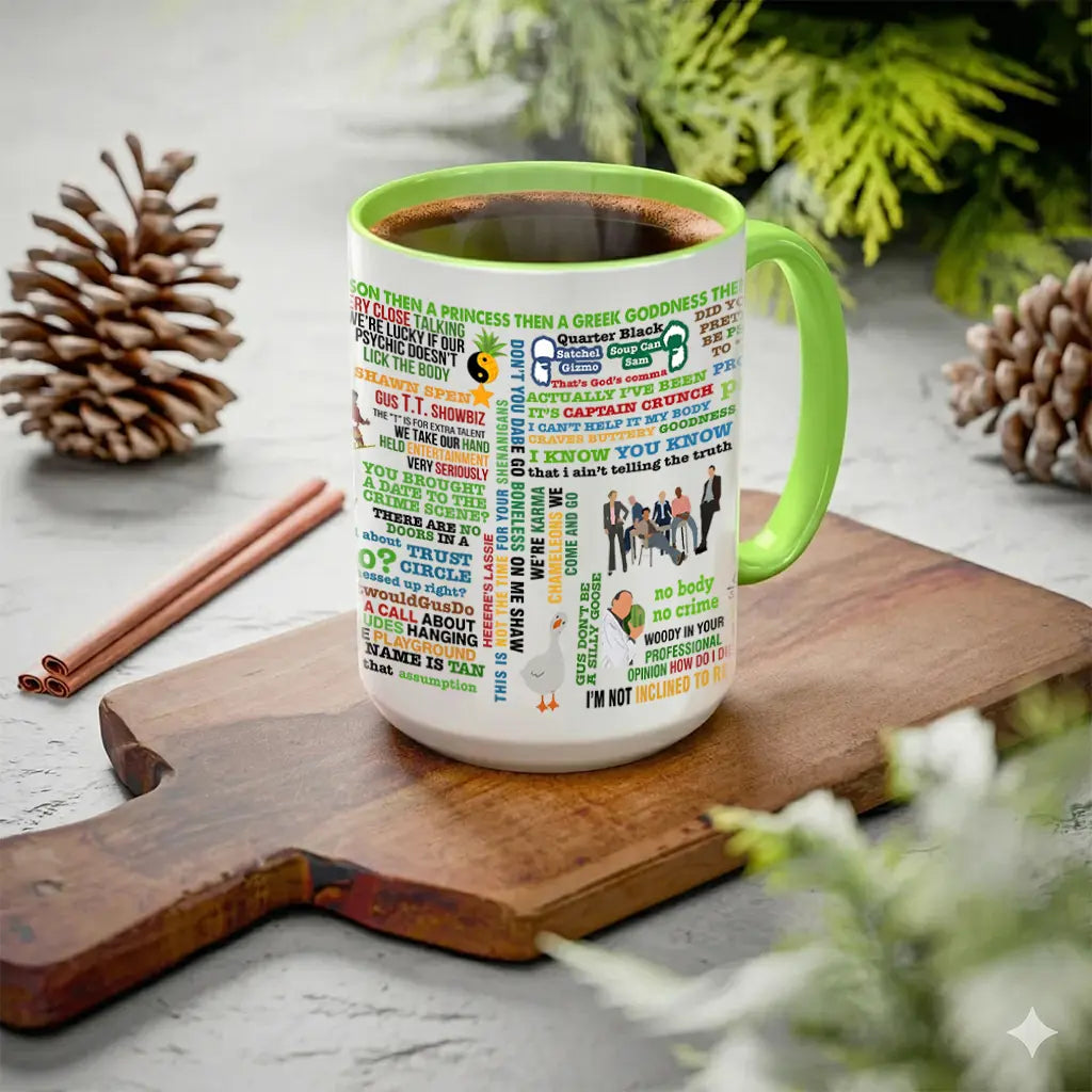 Funny Detective-Themed Quote Coffee Mug – Retro Comedy Inspired Ceramic Mug, Sarcastic Humor Gift