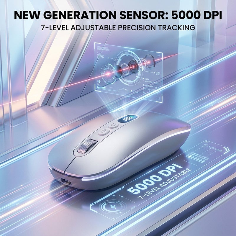 AI Smart Tri-Mode Voice Typing Mouse