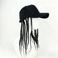 Braided Wig Baseball Cap – Snapback Hat with Attached Dreadlock Braids