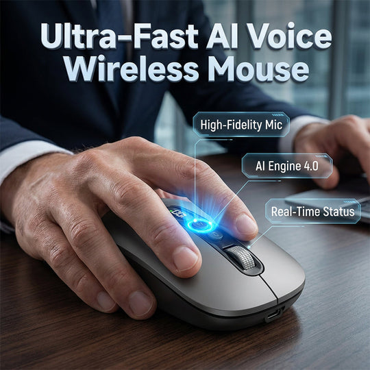 AI Smart Tri-Mode Voice Typing Mouse