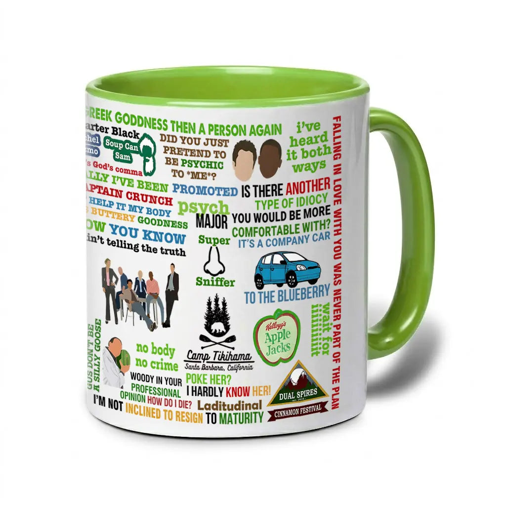 Funny Detective-Themed Quote Coffee Mug – Retro Comedy Inspired Ceramic Mug, Sarcastic Humor Gift