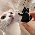 Cute Black Cat Fridge Magnet Vase – Whisker Keepsake & Mini Flower Holder Decor