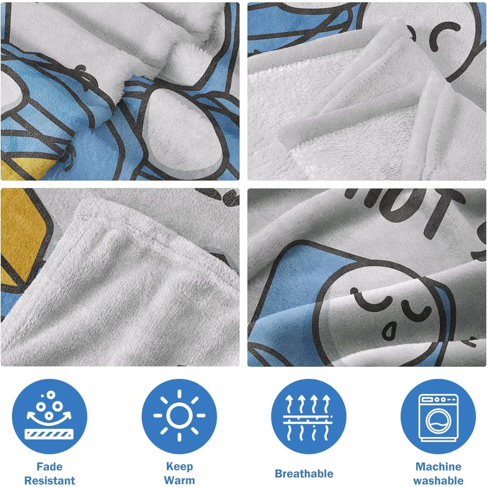 Dad Is Not Sleeping Funny Flannel Blanket – Soft Cozy Fleece Throw Blanket for Sofa, Bed & Father’s Day Gift