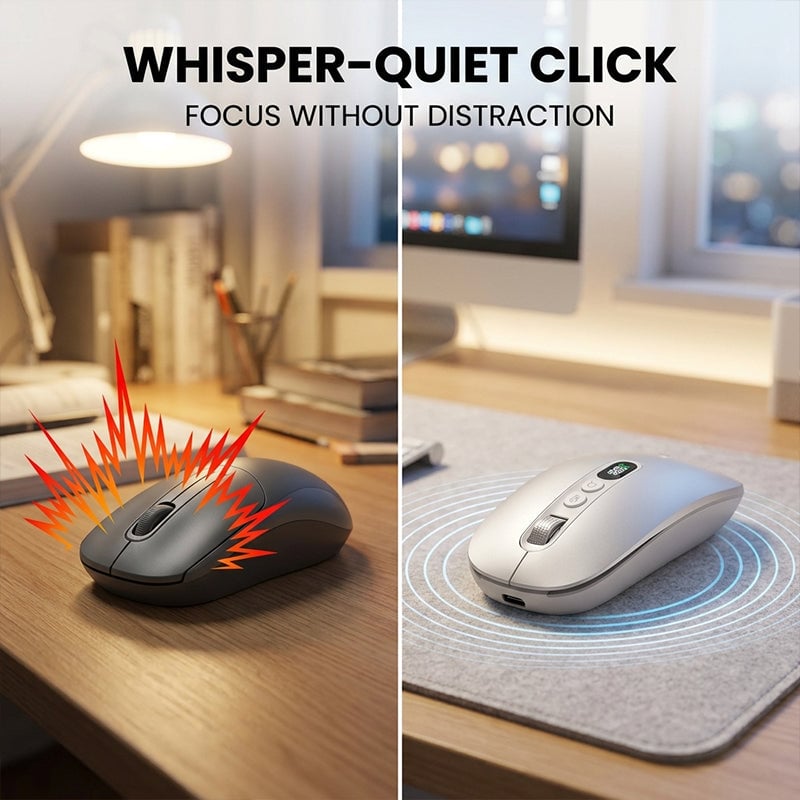 AI Smart Tri-Mode Voice Typing Mouse