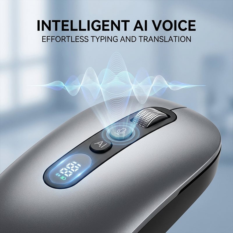 AI Smart Tri-Mode Voice Typing Mouse
