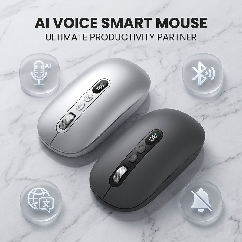 AI Smart Tri-Mode Voice Typing Mouse