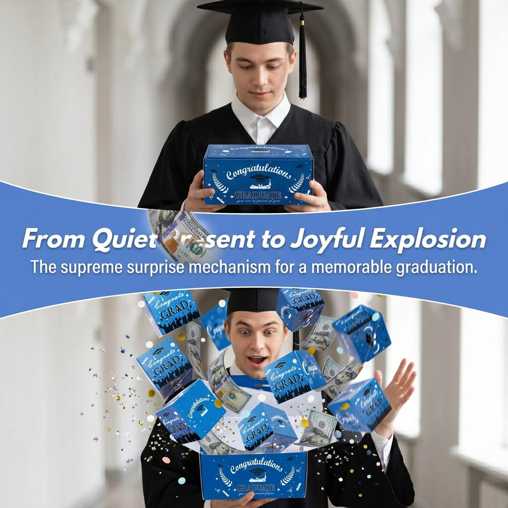 2026 Graduation Surprise Pop-Up Gift Box – Exploding Money Box & Celebration Gift Set