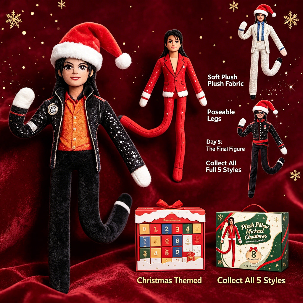 Christmas 3D Collectible Figure Advent Gift Box – 8 Surprise Figures