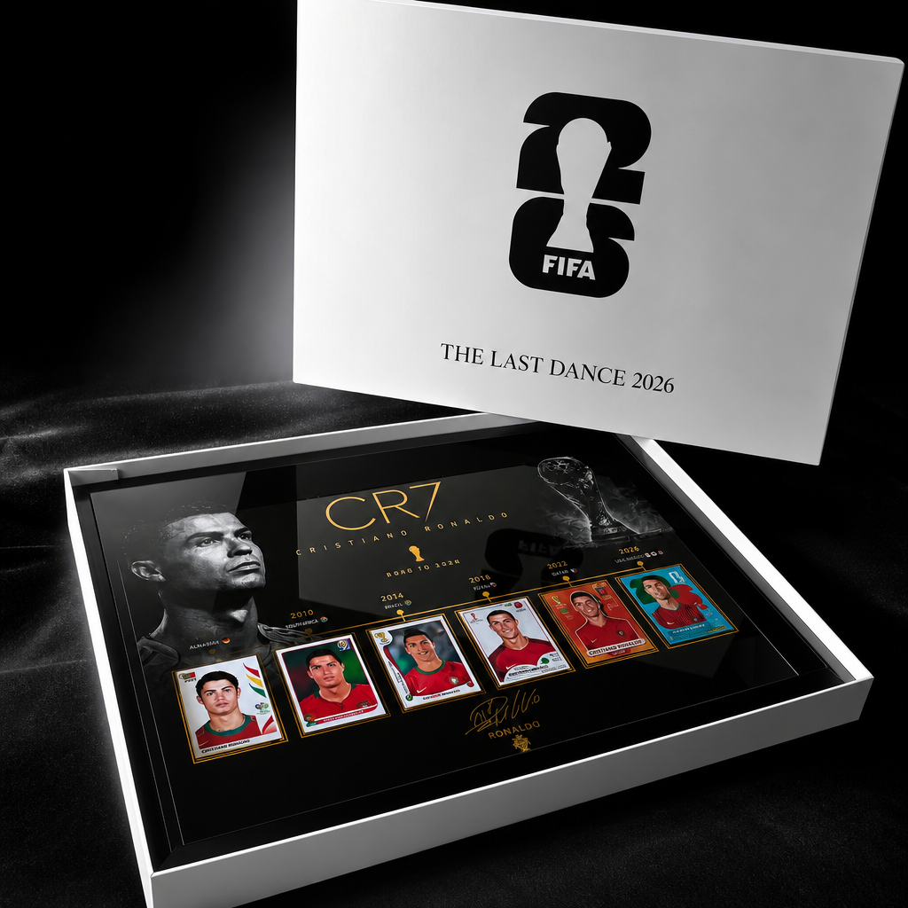 CR7 "The Last Dance 2026" World Cup Sticker Premium Display Frame