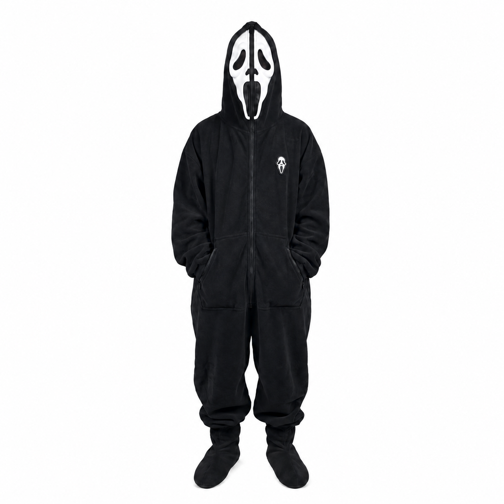 Scream Inside - Ghostface Halloween Hooded Jumpsuit