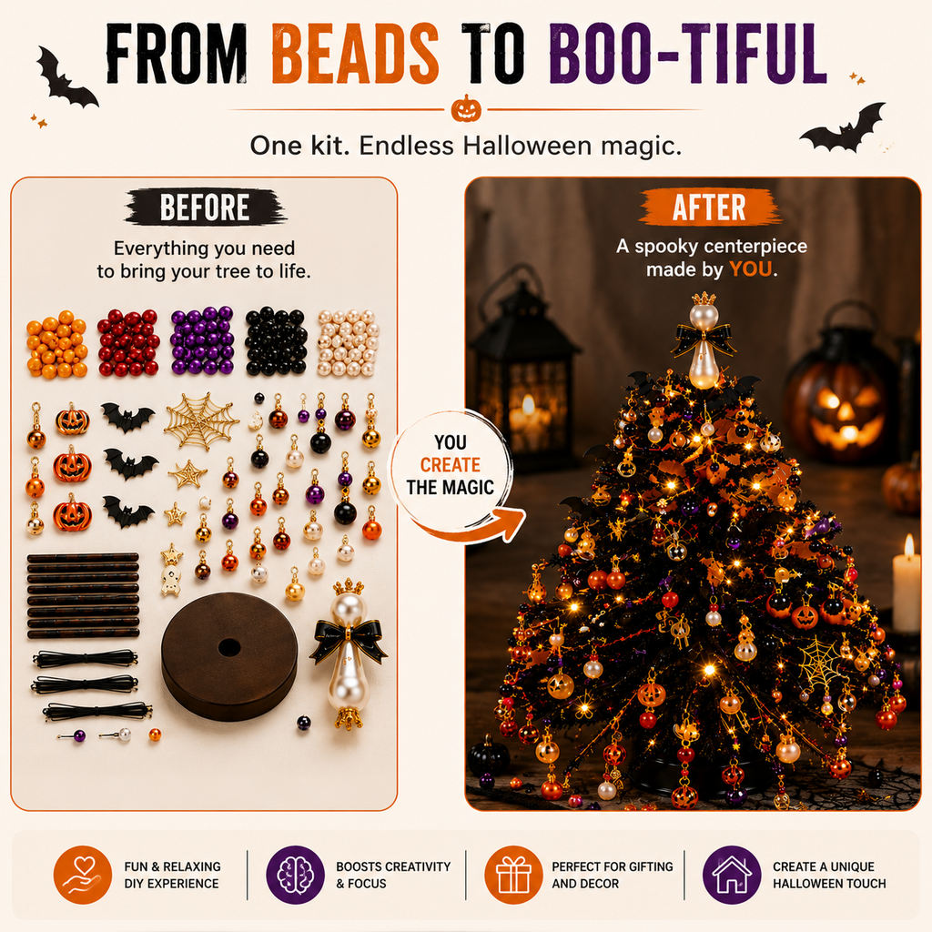 Unique Christmas Gift 2026 | DIY Beaded Christmas Tree Craft Kit for Creative Holiday Fun