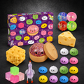 2026 Squishy Advent Calendar, 25-Day Countdown with Food-Inspired Squishy Surprises