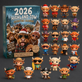 Winter Highland Cow Advent Calendar