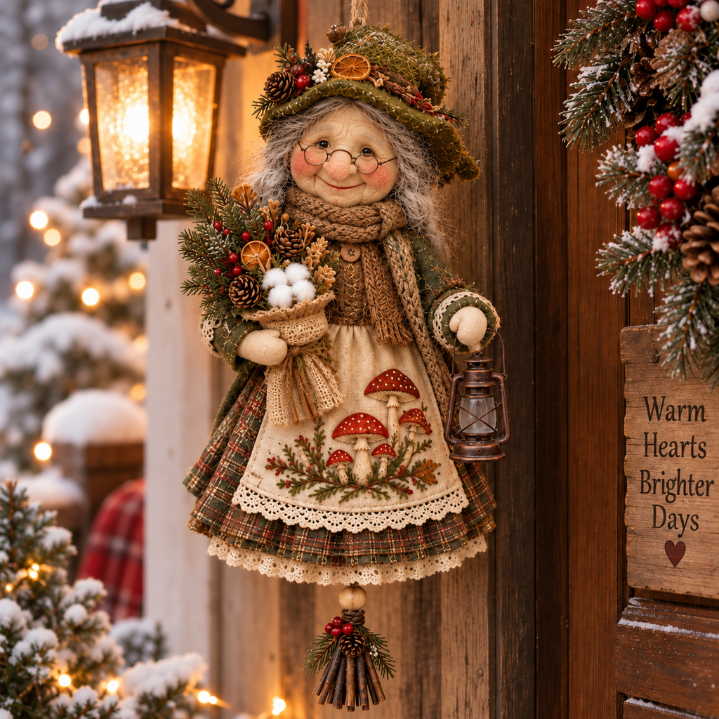 Handmade Good Luck Granny Chase Away Worries, Bring Home Warmth