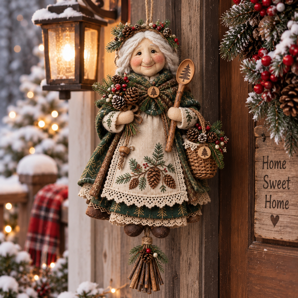 Handmade Good Luck Granny Chase Away Worries, Bring Home Warmth