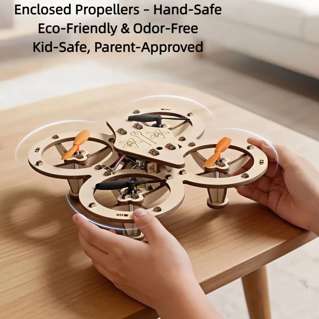 DIY Wooden Remote Control Drone Kit – Build & Fly Your Own Quadcopter