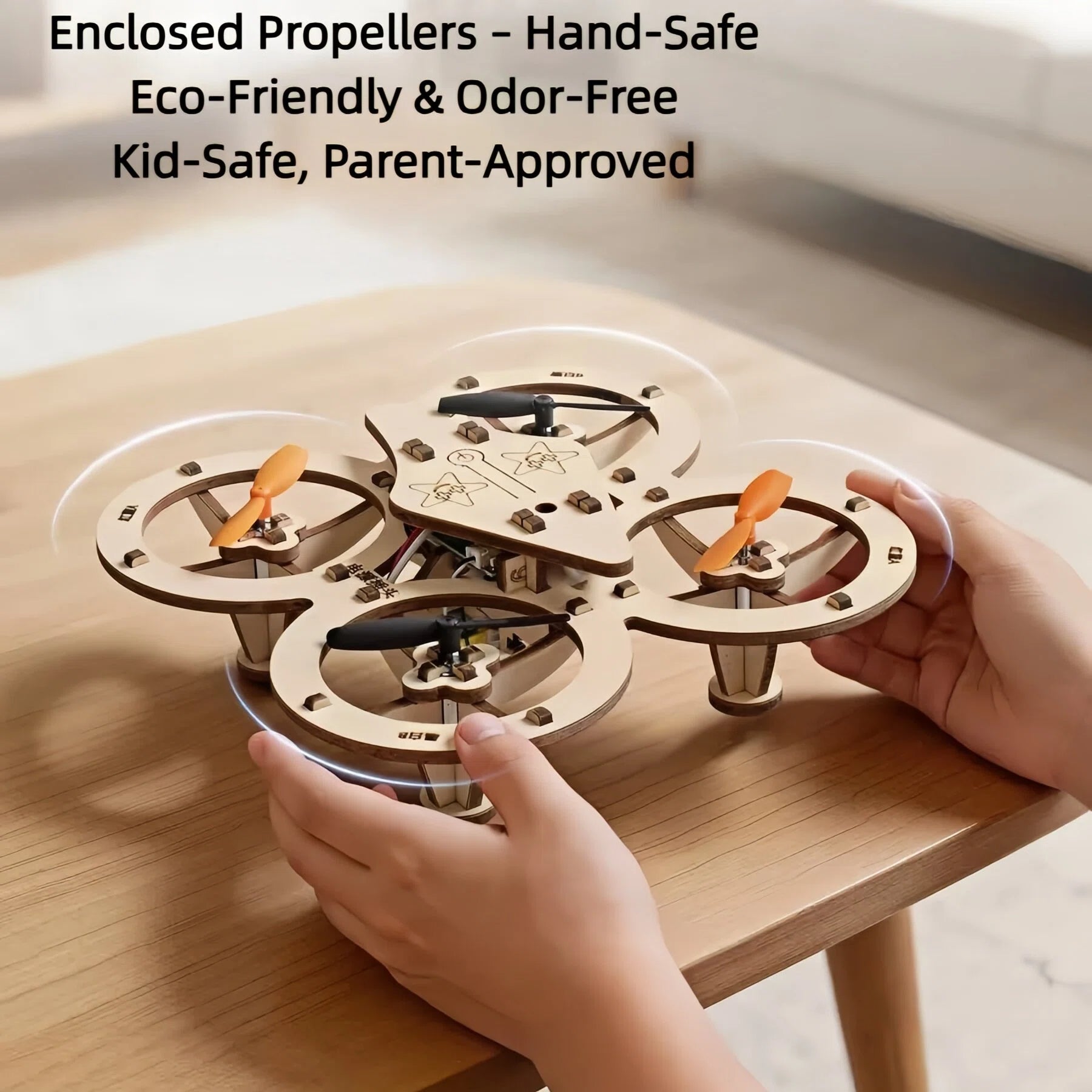 DIY Wooden Remote Control Drone Kit – Build & Fly Your Own Quadcopter