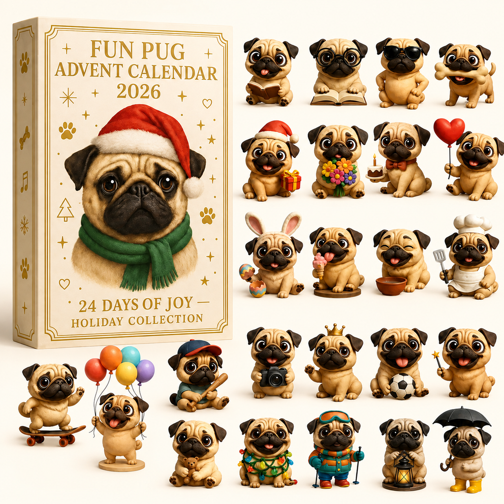 2026 Fun Pug Advent Calendar
