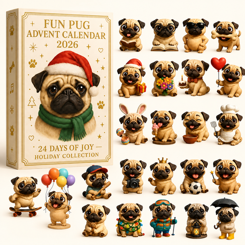 2026 Fun Pug Advent Calendar