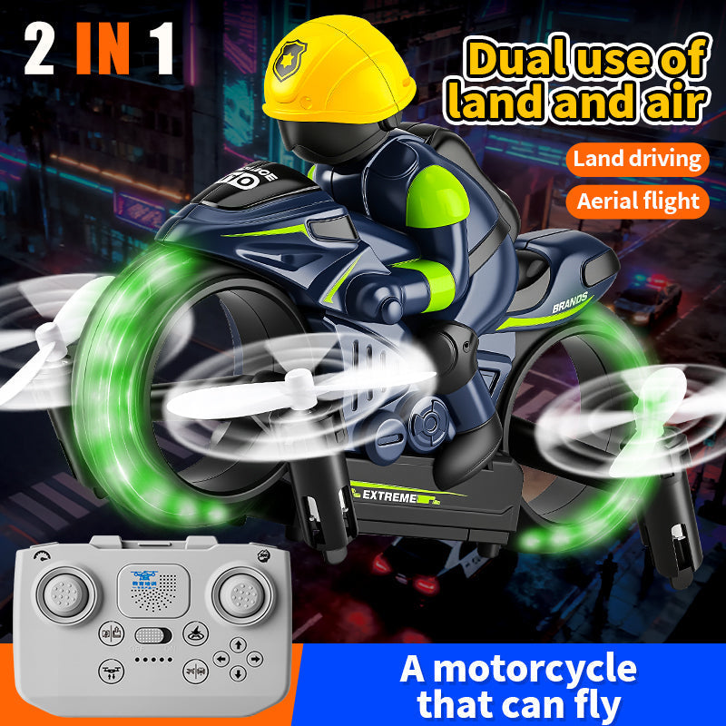 2 in 1 Flying Motorbike – Land & Air Dual Mode RC Motorcycle