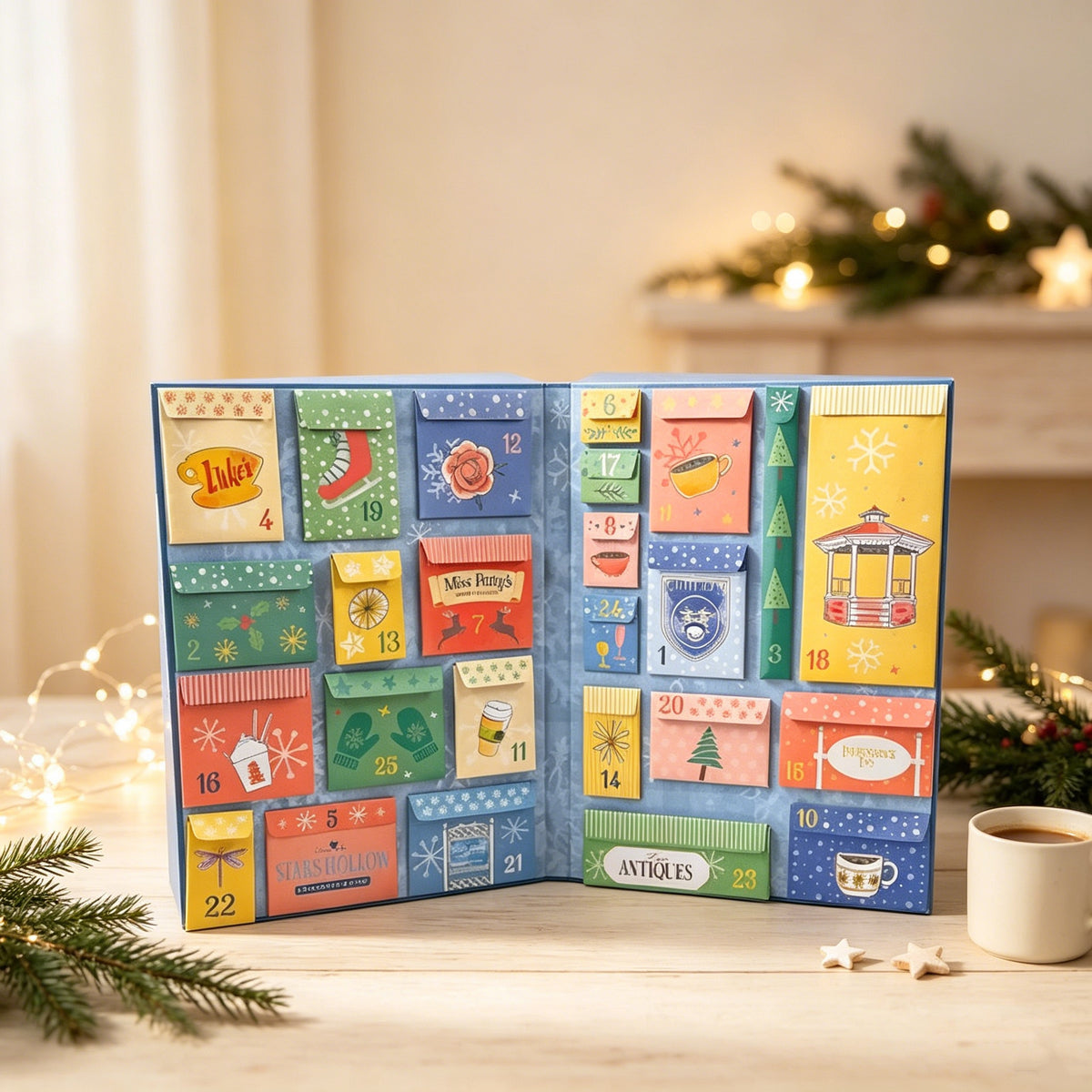 Official Gilmore Girls 25-Day Advent Calendar – Stars Hollow Collectible Holiday Surprises