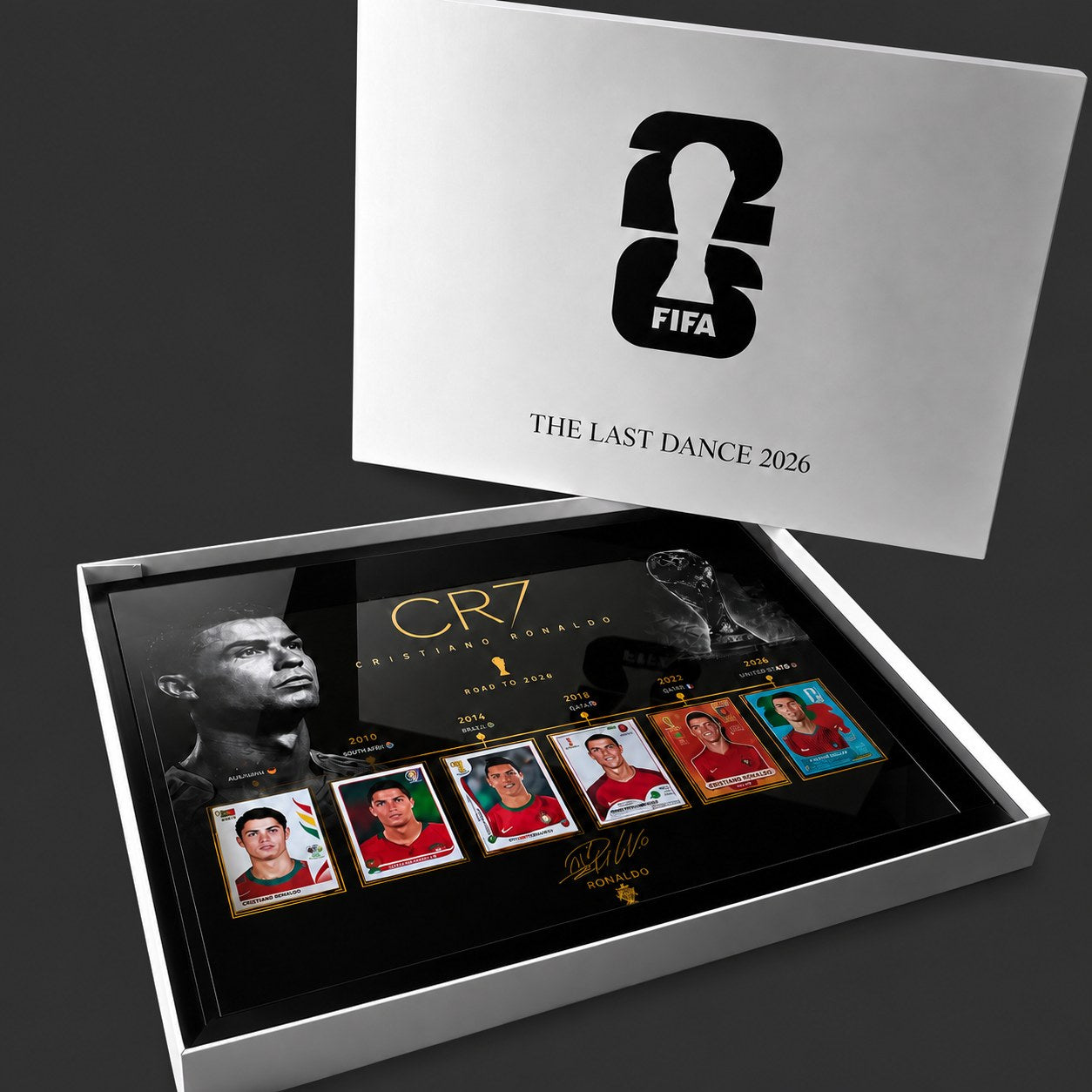 CR7 "The Last Dance 2026" World Cup Sticker Premium Display Frame