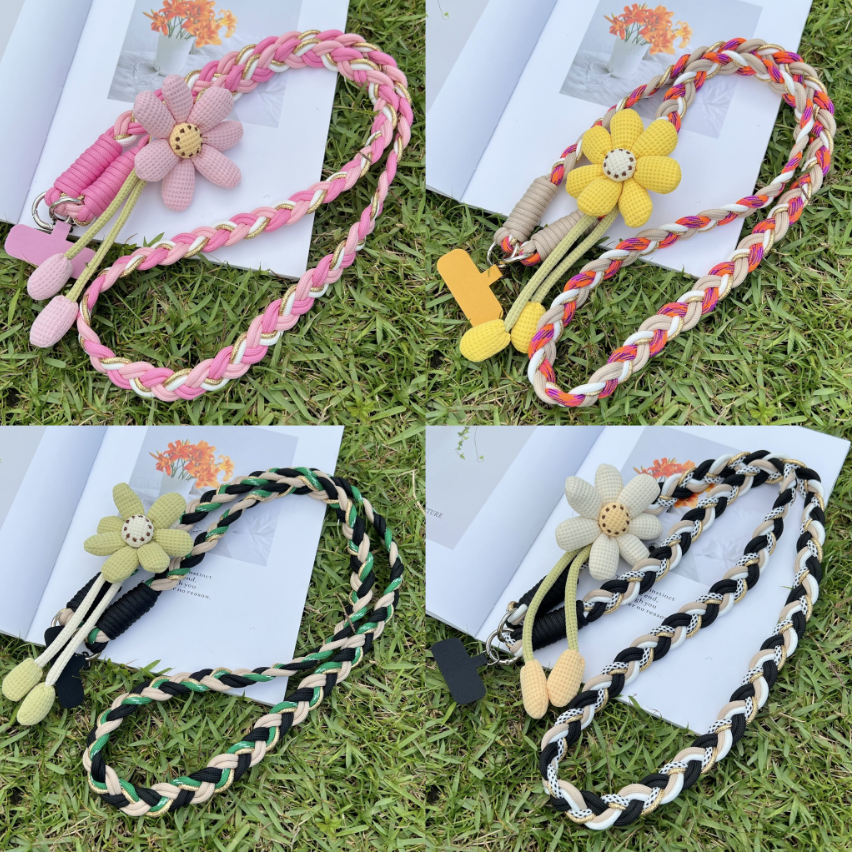 Cute Floral Phone Crossbody Lanyard – Hands-Free & Stylish!