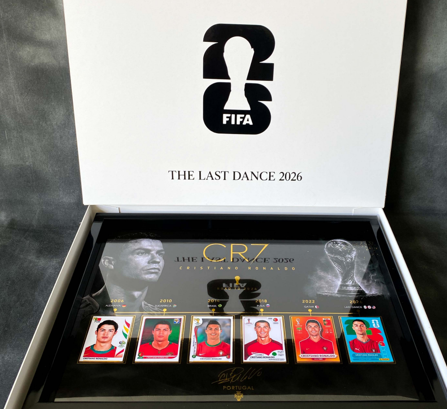 CR7 "The Last Dance 2026" World Cup Sticker Premium Display Frame