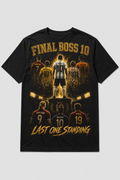 Final Boss 10 Football Legends Graphic Tee - Last One Standing Premium Streetwear Shirt