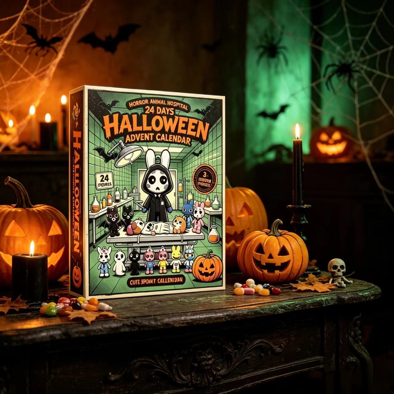 Horror Animal Hospital Blind Box – Spooky Halloween Vinyl Figure Series