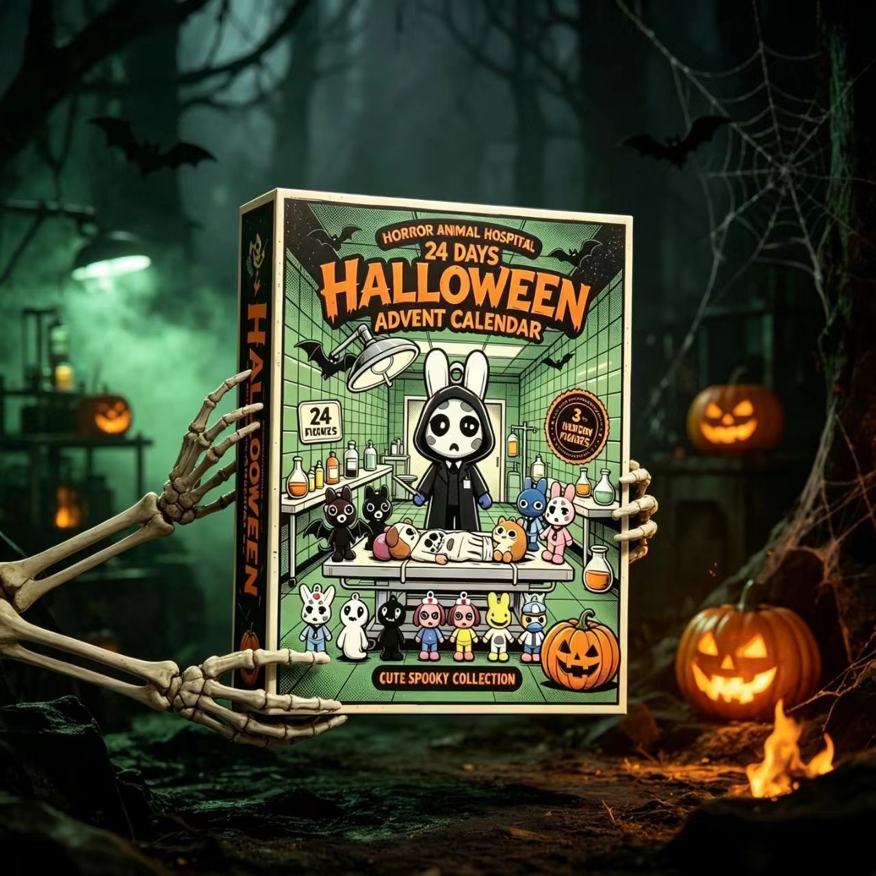 Horror Animal Hospital Blind Box – Spooky Halloween Vinyl Figure Series