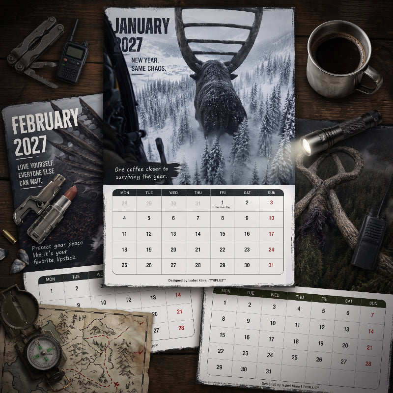 Beyond Nature 2027 Wall Calendar – Strange & Ancient Creatures | A4 Fantasy Wildlife Calendar
