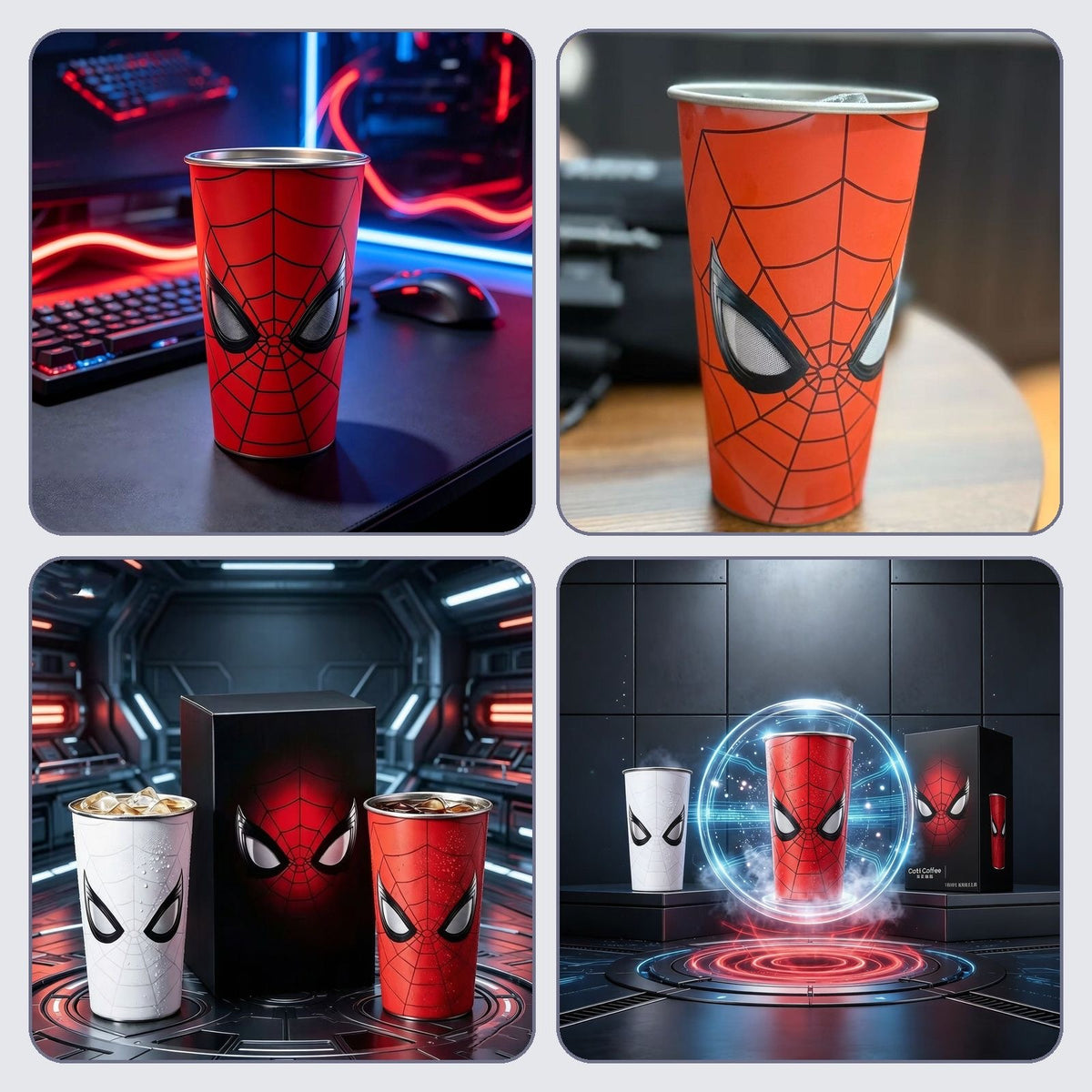 Spidey Color-Changing Tumbler | Cold-Reactive Iced Cup