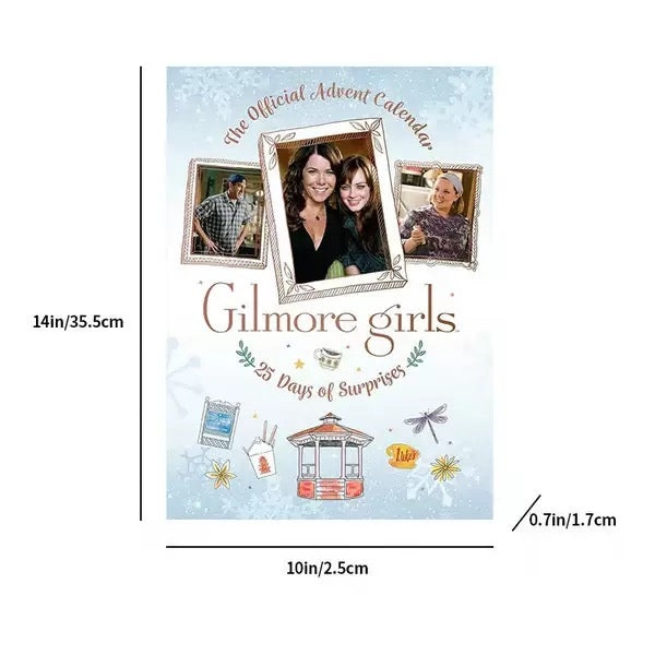 Official Gilmore Girls 25-Day Advent Calendar – Stars Hollow Collectible Holiday Surprises