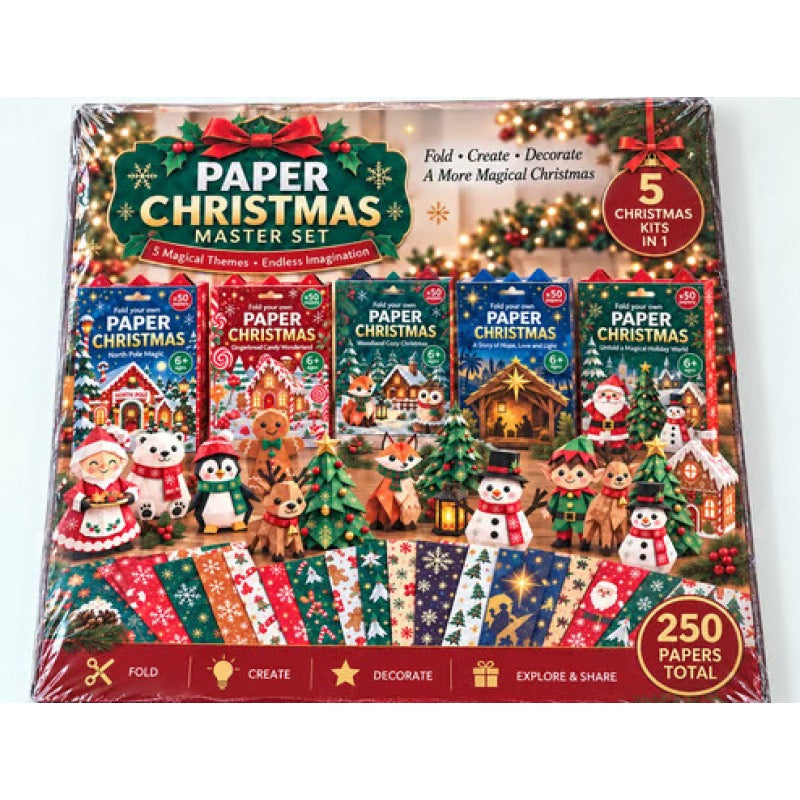 🧘Relaxing & Beginner-Friendly- 3D DIY Paper Christmas(💕Step-by-Step Guide Included)