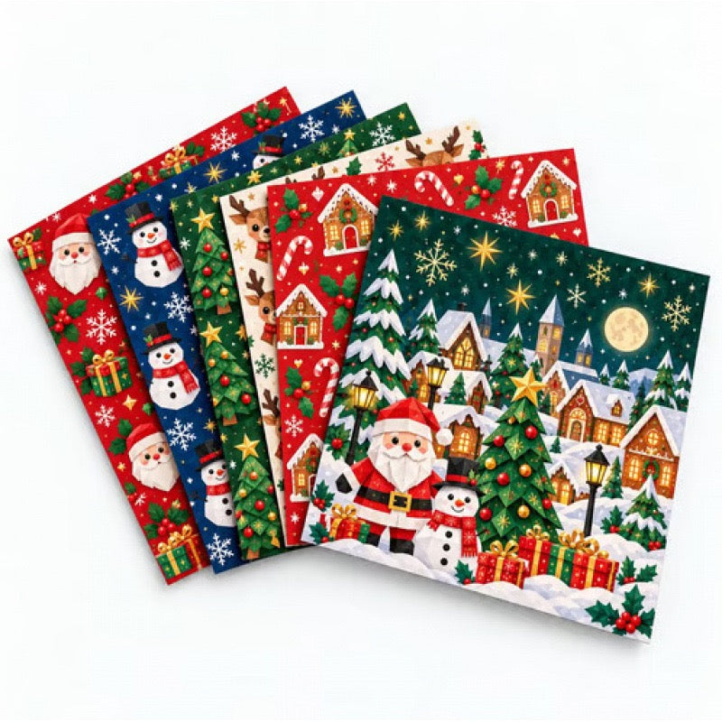 🧘Relaxing & Beginner-Friendly- 3D DIY Paper Christmas(💕Step-by-Step Guide Included)