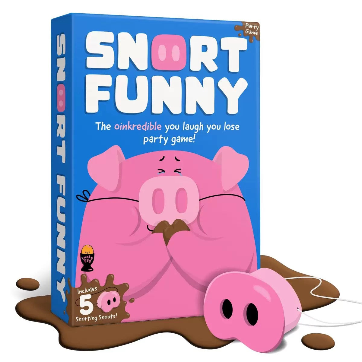 Snort Funny Party Game – The Laugh-You-Lose Game for Family and Friends