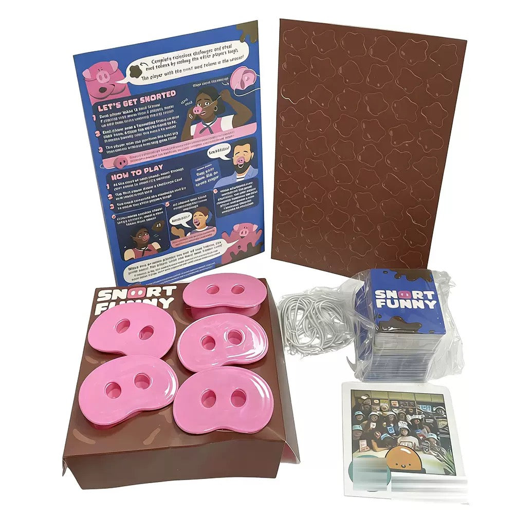 Snort Funny Party Game – The Laugh-You-Lose Game for Family and Friends