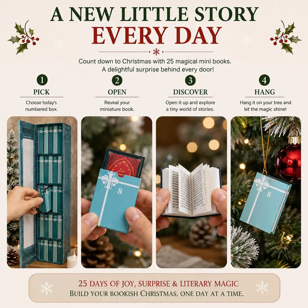25 Miniature Classics Book Advent Calendar – The Ultimate Holiday Countdown for Book Lovers