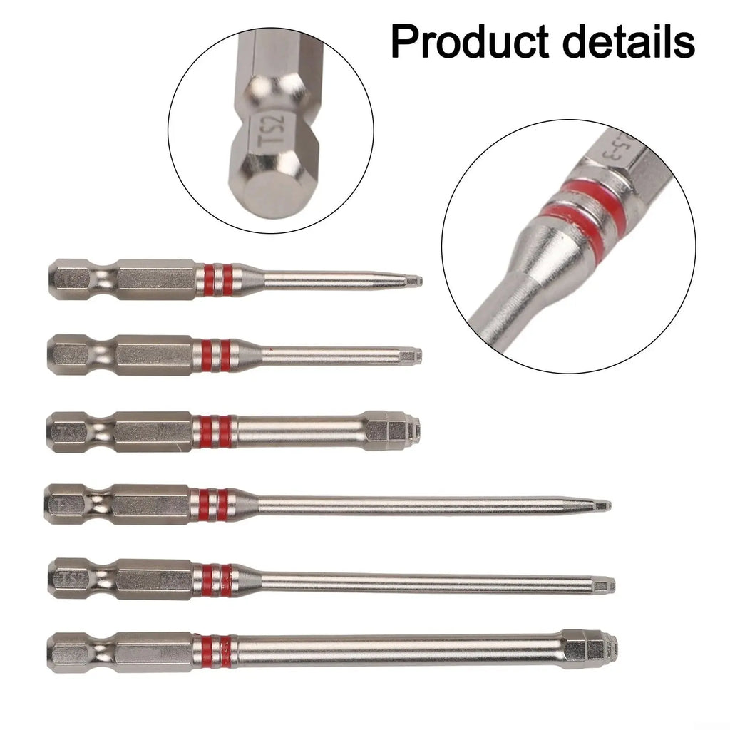 6-Piece Hex Screwdriver Bit Set