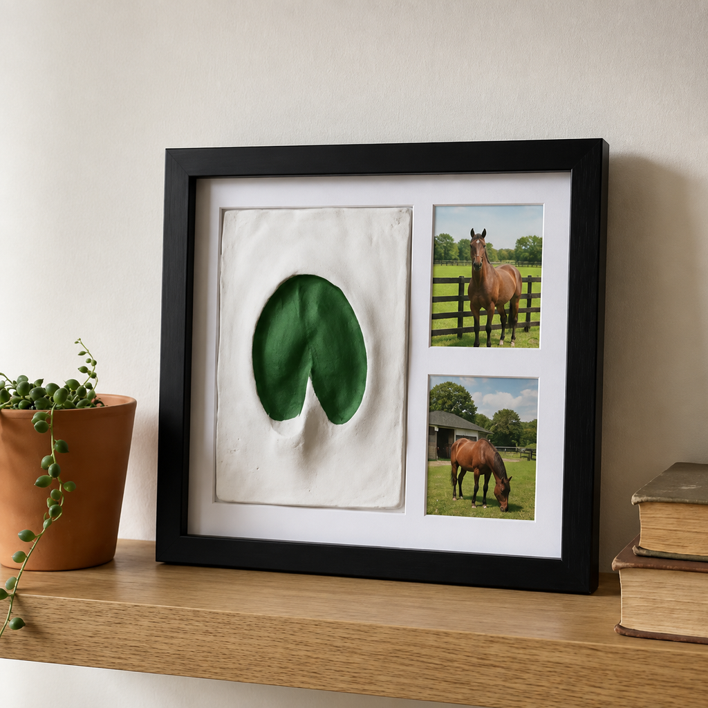 Horse Hoofprint Keepsake Clay KitSuitable for dogs, cats, babies, and couples.