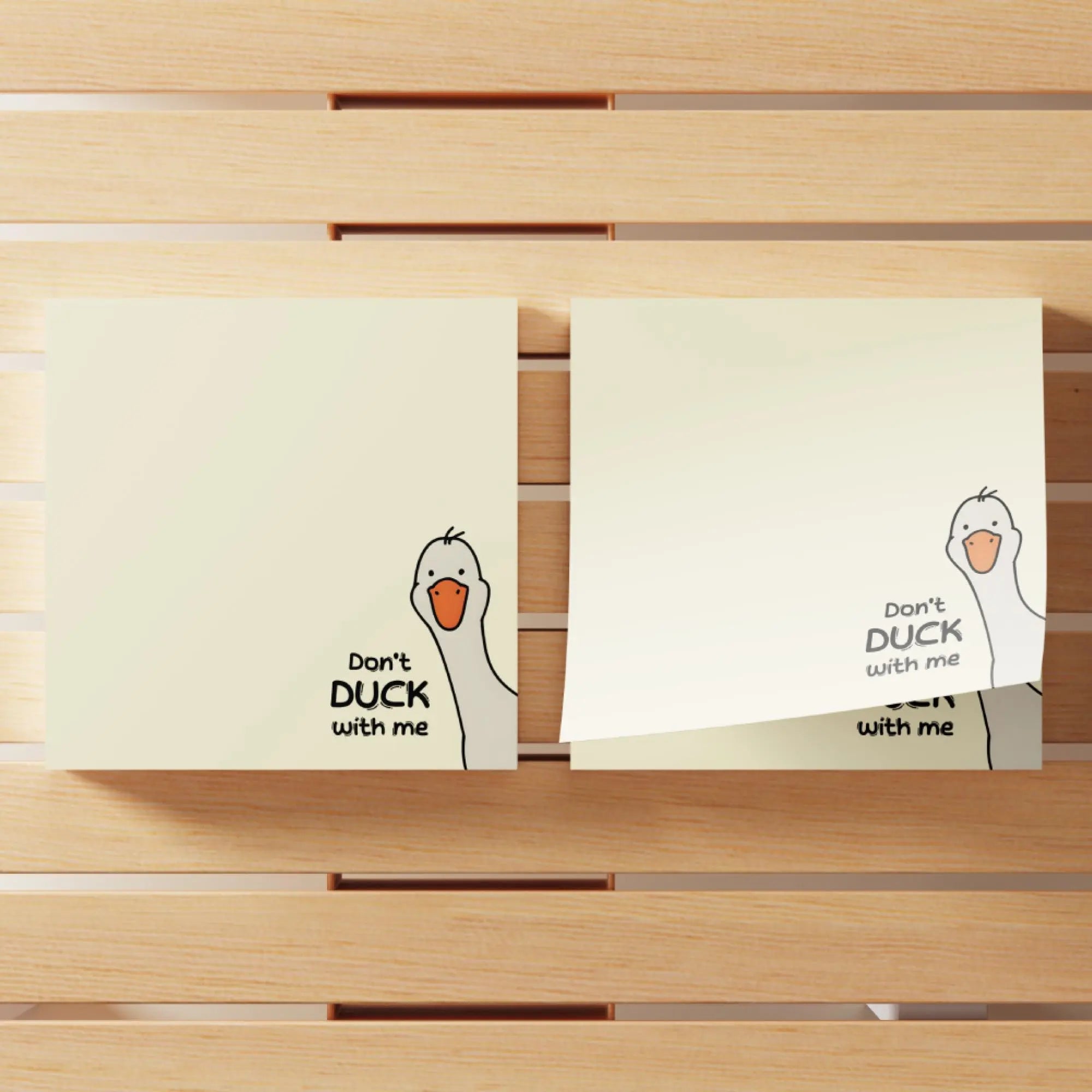 Don’t Duck With Me! Funny Anti-Anxiety Sticky Notes (4-Pack)