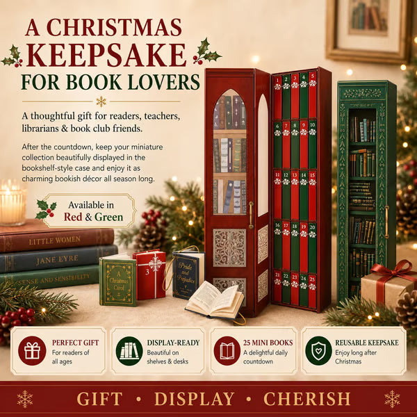 25 Miniature Classics Book Advent Calendar – The Ultimate Holiday Countdown for Book Lovers